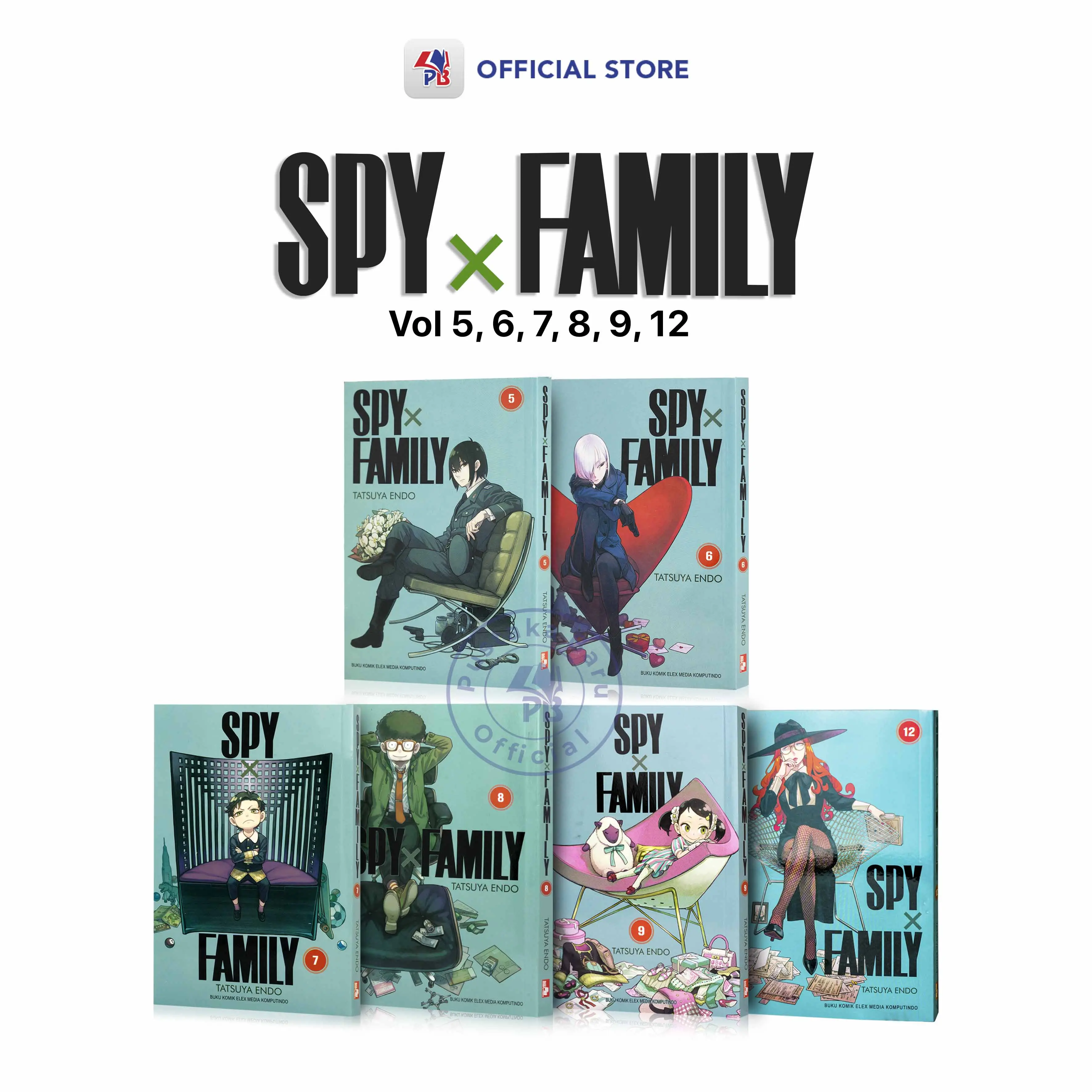 Buku Komik Spy X Family Seri 1 2 3 4 5 6 7 8 9 10 11 12 - Tatsuya Endo / GRAMEDIA PUSTAKA UTAMA - EMK