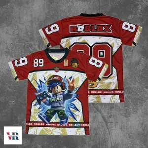 Kaos Atasan anak pria-wanita  /kaos jersey anak Premium  bahan Milano Dry Fit Full Sublimasi