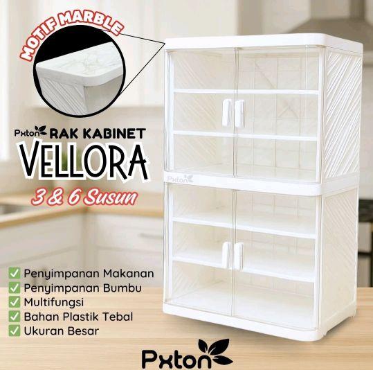 Food Cabinet Susun 6 Lemari Kabinet Serbaguna Rak kabinet Penyimpanan Tempat Penyimpana Makanan Furniture