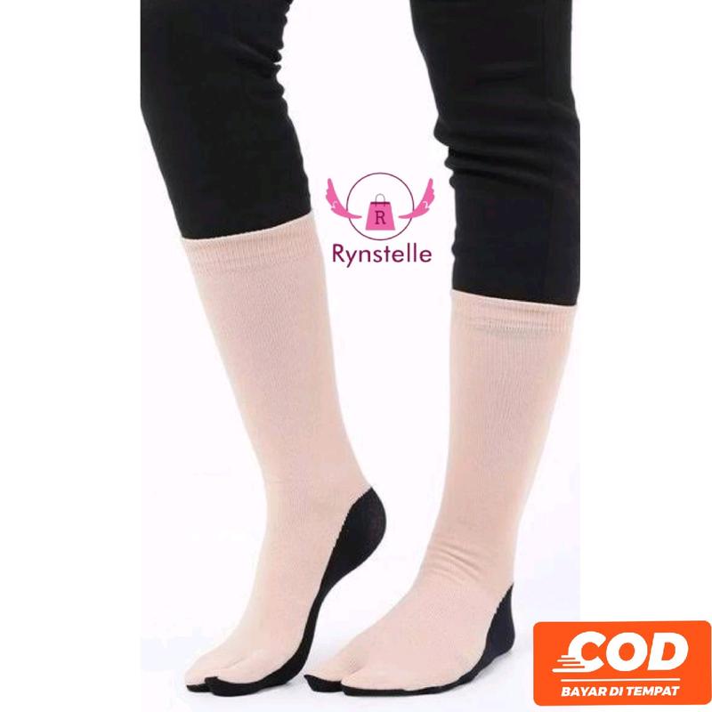 Kaos Kaki Jempol Cream by Rynstelle Nylon White 0