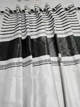 Product Review of gorden jendela rumah bahan blackout semi bludru motif embos model smokring from A**🧁 1