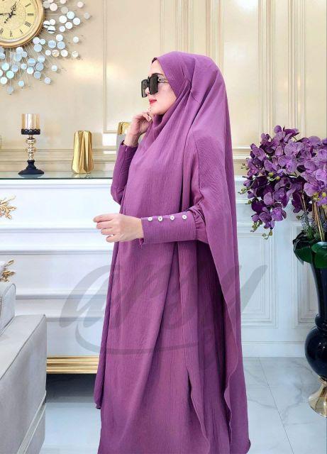 NUSAIBA SERIES - Syari & Panjang - Daily Syari, Umrah & Haji by Arsy - Hanaz Hijab