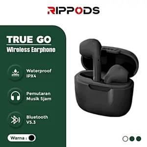 Rippods True Go TWS Headset Bluetooth Earphone Mini Earbuds Handsfree Garansi 1 Tahun