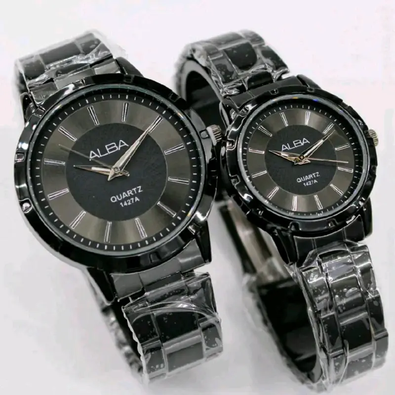 Jam Tangan Couple Alba Rantai Stainless Gratis Batre Cadangan Termurah -  Watches Hadiah 3