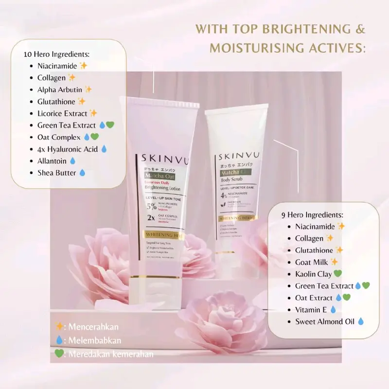 Skinvu Paket 2 In 1 Lotion & Scrub Original Korea 0