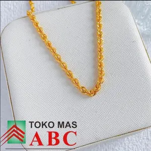 [ABC KEPATIHAN BANDUNG] kalung lilit wanita -+1.500gr-3.00gr emas tua 16k