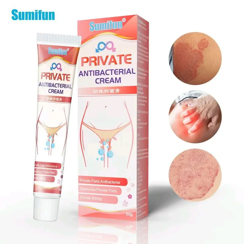 SUMIFUN Private Antibacterial Cream Obat Gatal Selangkangan Eksim Jamur Psoriasis Salep Gatal sabun mandi