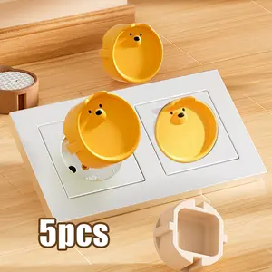 Tutup Stop Kontak Listrik Silikon - Safety Socket Cover, Pengaman Otomatis, Melindungi Anak-anak | COD