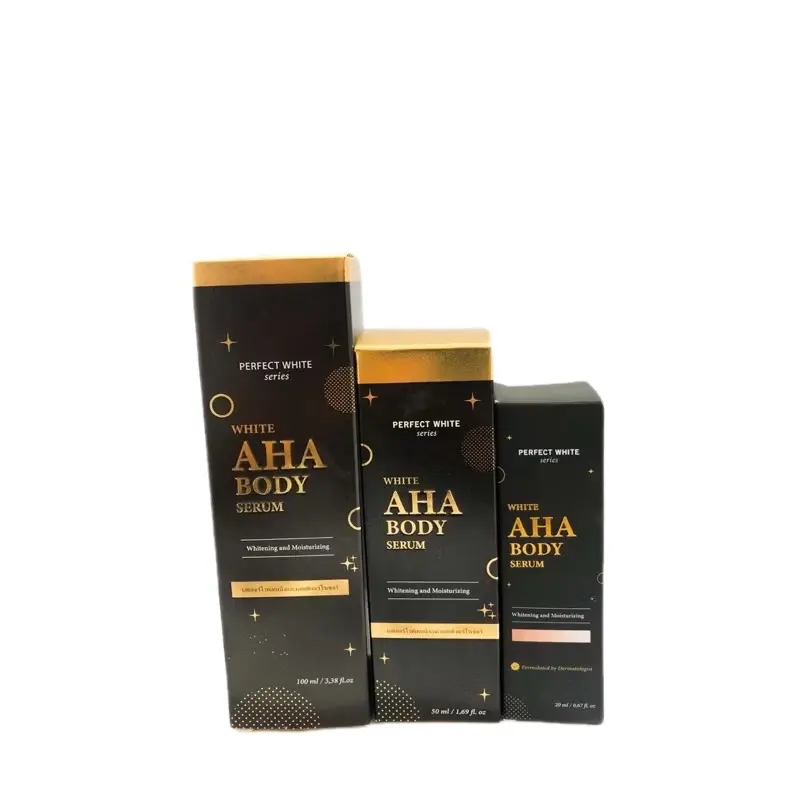 PERFECT WHITE AHA Body Serum Whitening and Moisturizing 20ml | 50ml | 100ml | Serum Pemutih Badan | AHA Body Serum Bleaching | Body Bleaching | Body Serum | Pemutih Badan DC 2