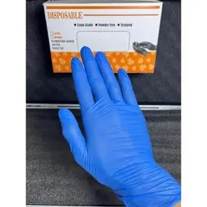 Sarung Tangan NITRILE BIRU isi 50 pcs serbaguna Disposable BISA COD!!!