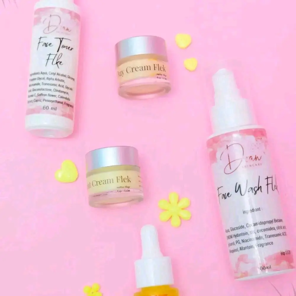 Paket Flek + Acne Deanaskincare untuk  mencerahkan Semua Jenis Kulit tidak mengandung  Merkuri Hidrokinon dan Steroid