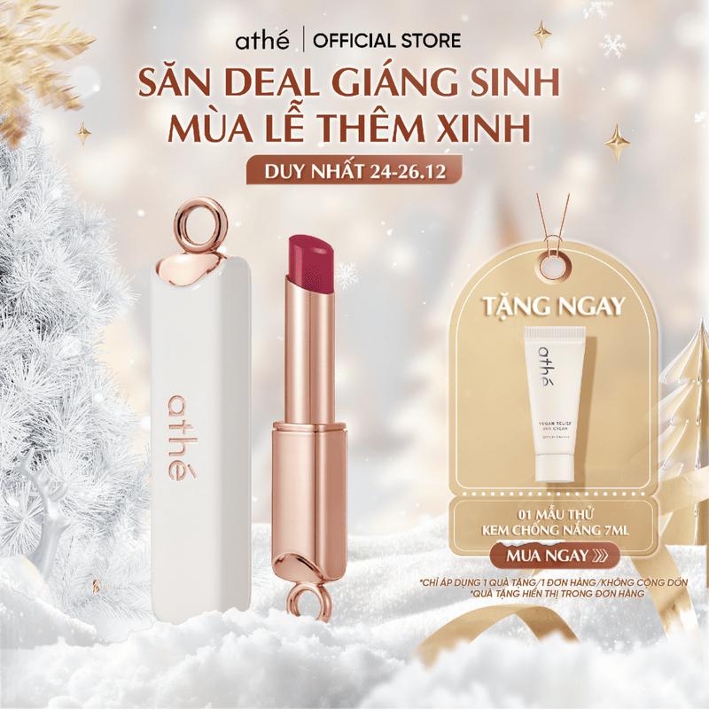  Son dưỡng có màu Athé Authentic Lip Balm cho đôi môi căng mọng 3.4g 