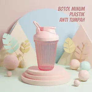 Barito Indo Botol Air Minum 500ml Anti Tumpah Estetik Water Bottles Untuk Kerja Olahraga Sekolah Warna Pastel Estetik V18A1