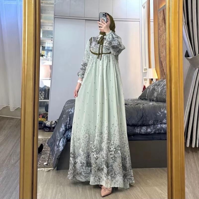 Gamis lisa ceruty babydoll premium gamis lebaran 5