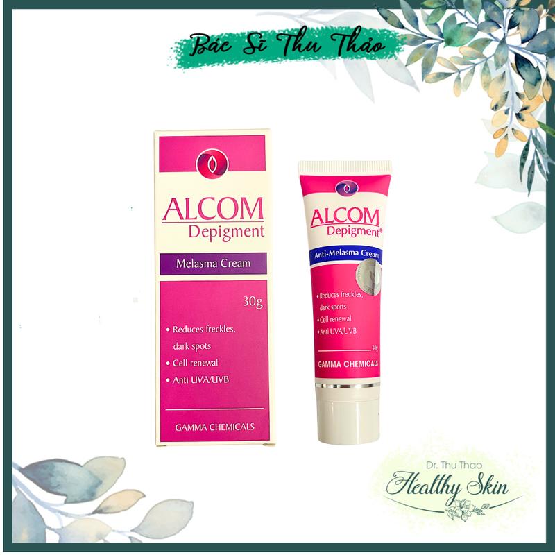   30g  KEM DÀNH CHO DA THÂM NÁM TÀN NHANG ALCOM DEPIGMENT 