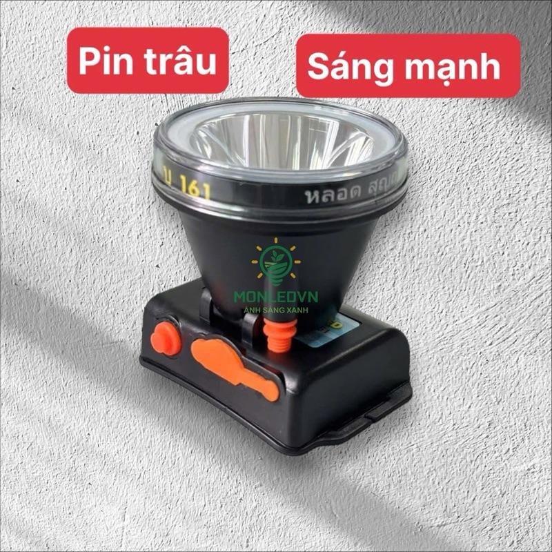 [161 KÍN NƯỚC,PIN TRÊN 14H BỀN BỈ] Đèn đội đầu pin lâu và dùng bền hơn bạn nghĩ , mã 161KN