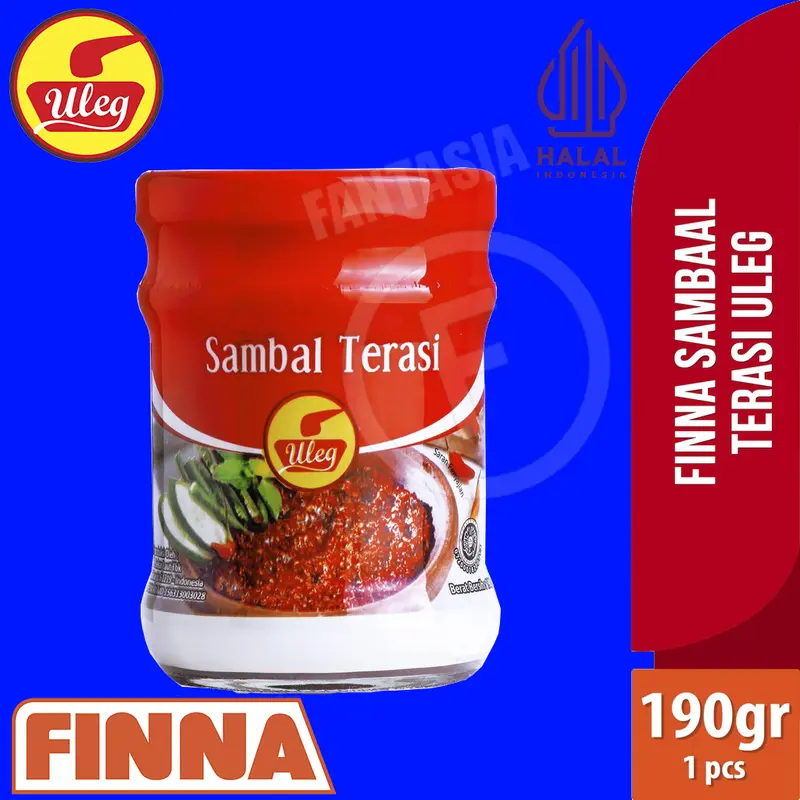 FINNA SAMBAL ULEG TERASI FANTASIA JAR DENGAN PAKING AMAN Food Makanan Masakan Instan 1