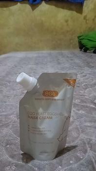 Product Review of EGG YEAST EGGSHELL Mask Cream 100gr Face Masker Cangkang Telur Facial Krim Wajah Peel Off Kulit E.G.G Glam Glow Melembutkan Muka from A** 0