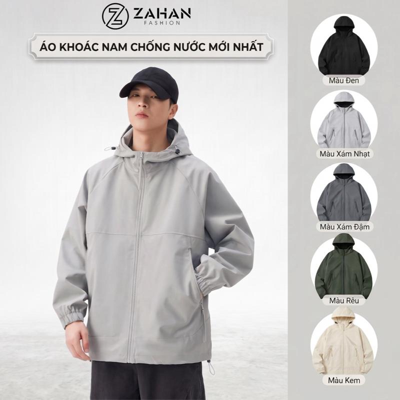Áo khoác gió zahan nam nữ 2 lớp cản gió chống nước nhẹ ( AG06 ) 2026