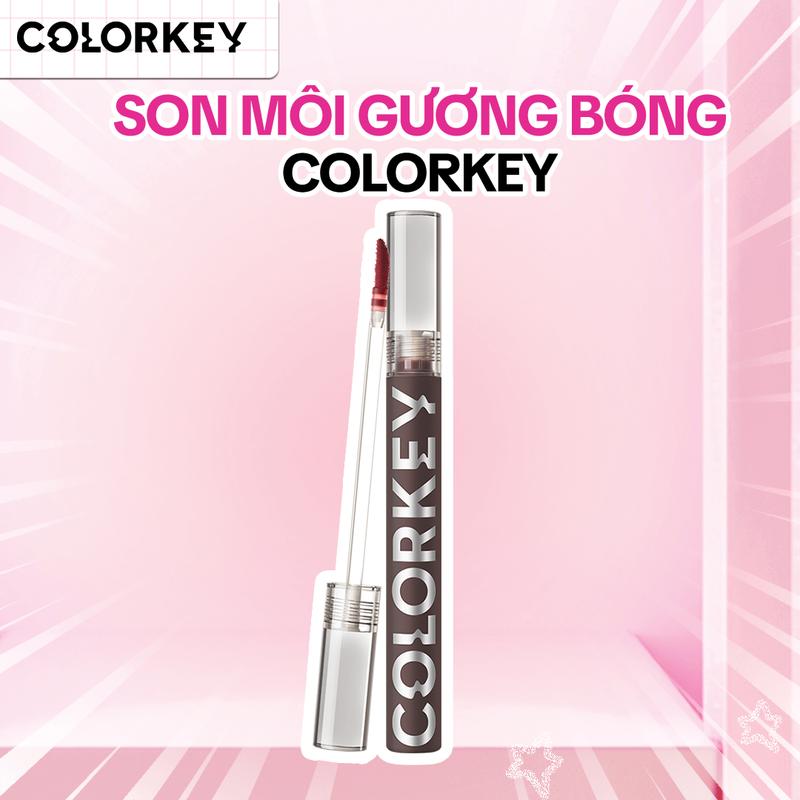 [EX] Son Môi Gương Bóng COLORKEY Mirror Tạo Hiệu Ứng Căng Bóng Như Gương Cho Đôi Môi Đầy Đặn Quyến Rũ 1.7g