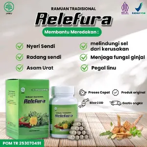 Promo Kapsul Relefura Atasi Pegel linu Asam Urat Nyeri Sendi Rheumatk Sakit Pinggang