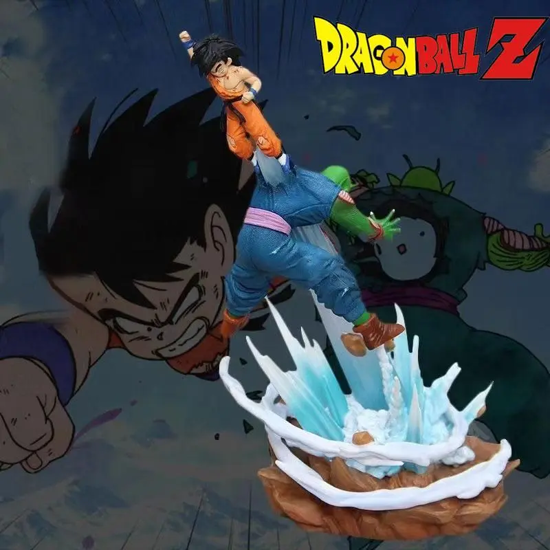 Mô Hình Nhân Vật Dragon Ball Toy, Cảnh Nổi Tiếng Goku Chống Lại Piccolo Cũ, Mô Hình Sóng Xuyên Thấu Thiên Đường Và Trái Đất Đồ Chơi, Quà Tặng Trang Trí Anime