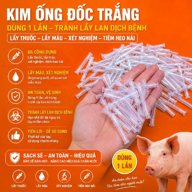 KIM ĐỐC TRẮNG 16X38 DUNG TRONG THÚ Y chănnuoi