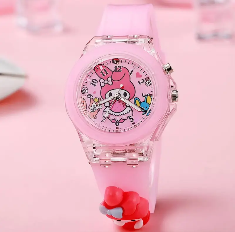 JAM TANGAN ANAK-ANAK DESAIN IMUT DENGAN BERBAGAI PILIHAN WARNA DAN KARAKTER LUCU DENGAN LAMPU LED 7