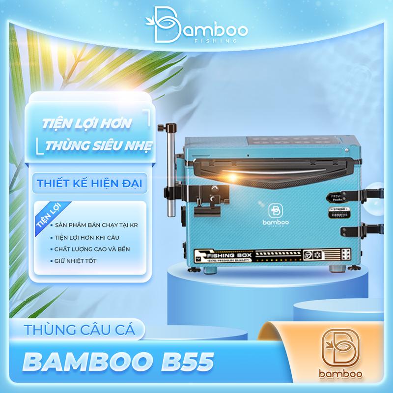 Thùng Câu Bamboo Tựa Lưng B55 Cao Cấp