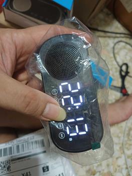 Product Review of Cross-Border Hot-Selling Smart AI Bluetooth Speaker Mirror Clock Alarm Clock Mini Card-Insert Radio Speaker Creative Gift mini  speaker  mini  speaker from c**🍋 2