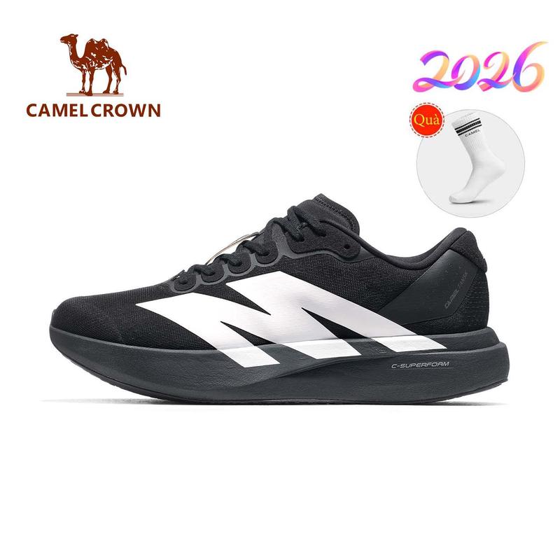 Giày chạy bộ camelcrown Carbon 5K ngoài trời đế dày tấm carbon, giày thể thao, giày thường ngày, giày chạy bộ thoáng khí giảm chấn cho nam và nữ, K26B097022/K16B097029