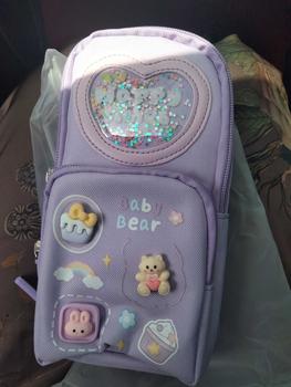 Product Review of PENCIL CASE HIASAN GLITTER KARAKTER 3D MODEL TAS LUCU KOREA KAPASITAS BESAR Stationery from B**2 1