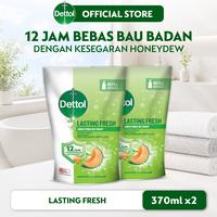 Gambar Dettol Sabun Mandi Cair Lasting Fresh Anti Bakteri 370gr (2 Pcs) Refill - Body Wash Antibacterial dari Dettol Indonesia Store Kota Administrasi Jakarta Timur 1 Tokopedia