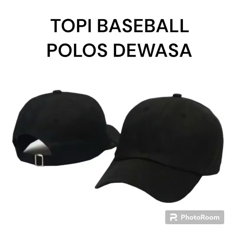 ￼Topi Pria Baseball Polos Wanita Unisex PoloCaps Premium Termurah Warna Komplit