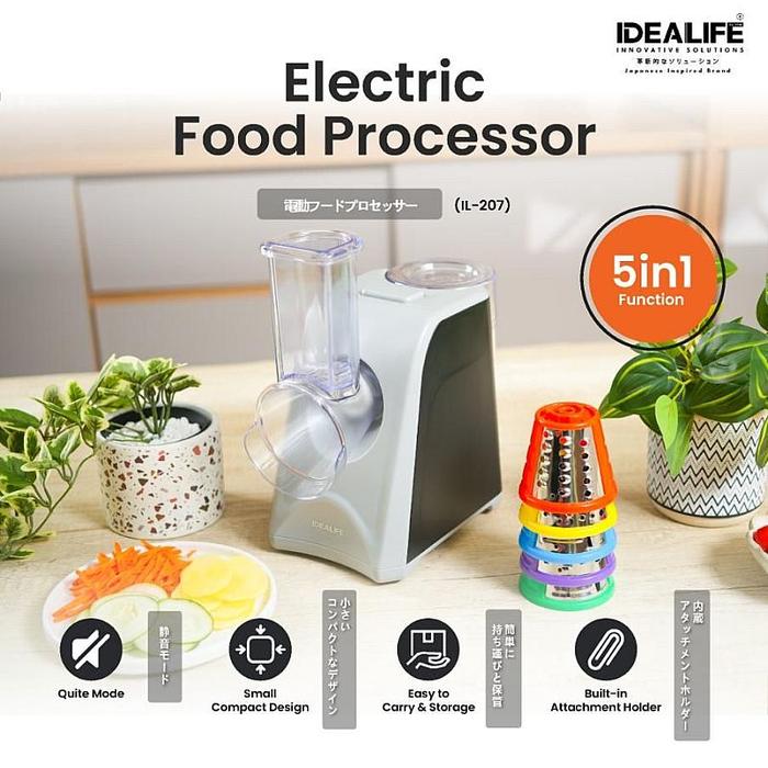 Gambar IDEALIFE - Electric Food Processor - Pemotong Elektrik IL-207 dari IDEALIFE ONLINE STORE Kota Administrasi Jakarta Utara Tokopedia