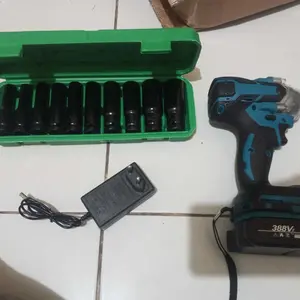 COD-impact wrench 21V Baterai Semua motor tembaga Cordless Kunci Impact 980N.M Impak Buka Motor