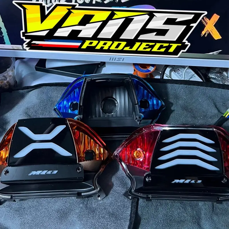 Stoplamp LED Lazzy Mio Sporty dan Mio Smile 3D animasi Lazy PNP Tinggal Pasang 1