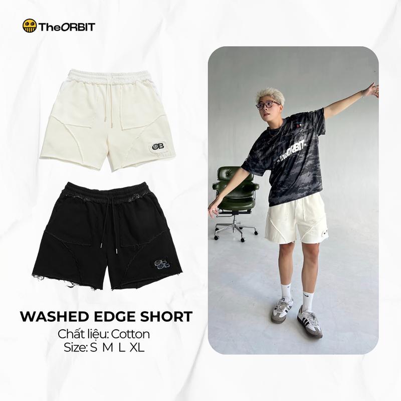 Quần Short Nam Nữ The ORBIT - WASHED EDGE SHORT - Local Brand Chính Hãng