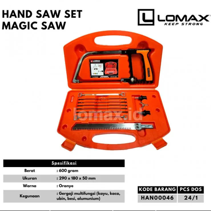HAND SAW SET MAGIC SAW GERGAJI TANGAN AJAIB 0