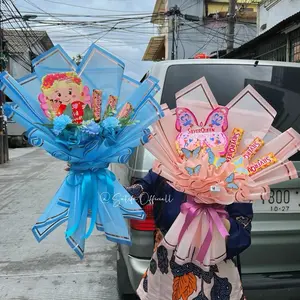 Buket Valentine Coklat Silverqueen Murah Free Lampu LED