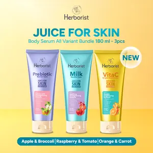 [Lumiglow 3 pcs] Herborist Juice For Skin Lumiglow Body Serum All Variant 180 ml