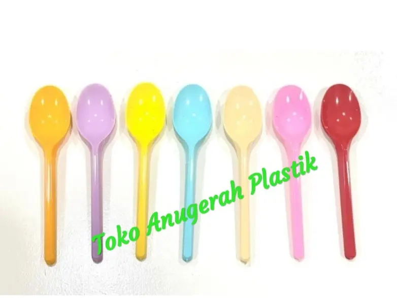 Sendok Puding STG/Sendok Teh Warna Merek CANDI HARGA 1 PACK ISI 50 PCS 5