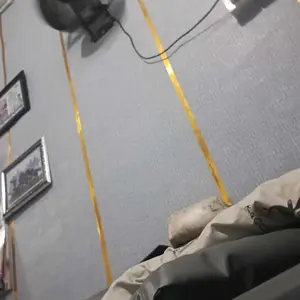 Wallpaper Linen Roll Aluminium Foil | Wallpaper Dinding 50cm X 280cm | Dekorasi Kamar | Sticker