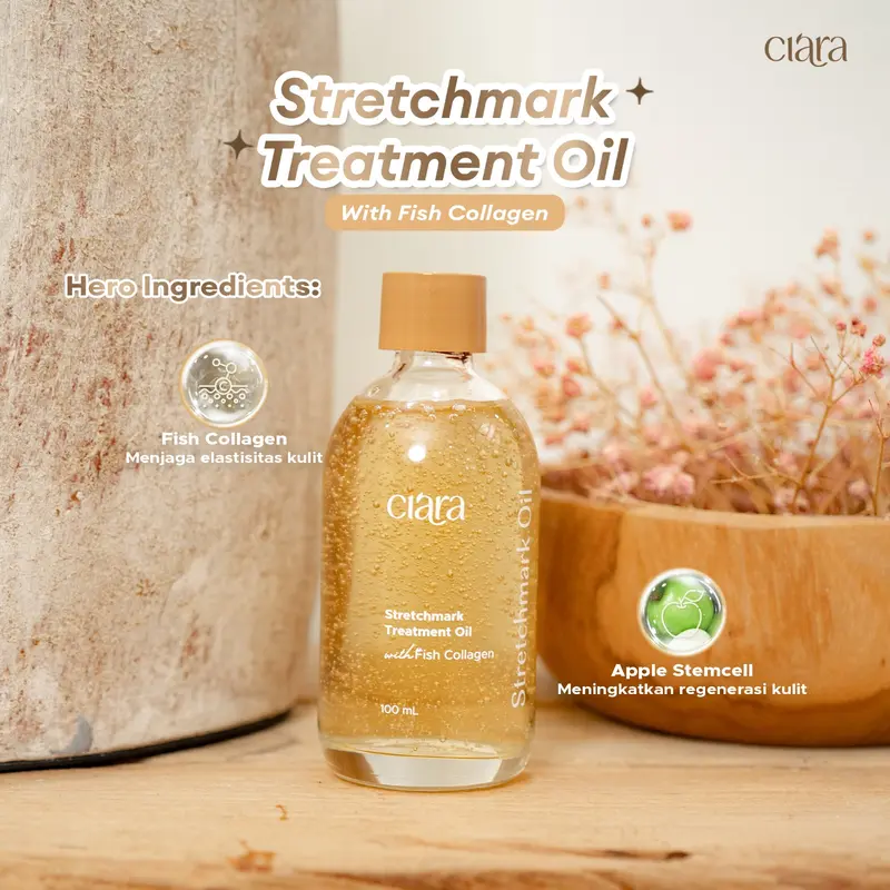 Ciara Stretchmark Treatment Oil Memudarkan Stretchmark dalam 28 Hari 2