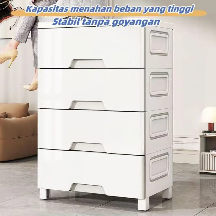 TOKO HOME Lemari Pakaian Plastik Jumbo dengan 3 Laci Storage Minimalis Garansi 5 Tahun Serbaguna Susun 3 Food Bistro TOKO HOME Lemari Pakaian Plastik Jumbo dengan 3 Laci Storage Minimalis Garansi 5 Tahun Serbaguna Susun 3 Food Bistro