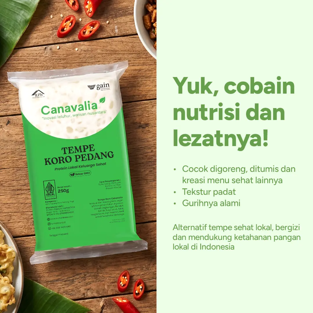 Tempe Canavalia Kacang Koro Pedang