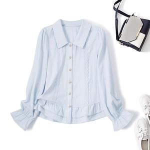 Baju Renda, Kolar Anak Patung Elegan, Manis dan Mentauliah, Saiz Besar Sedikit Gemuk, Gaya Perancis, Ketibaan Baru Musim Luruh, 80209