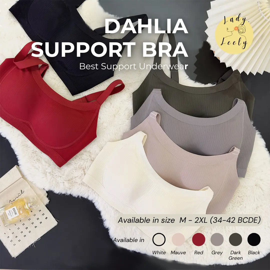 [DAHLIA] BRA SEAMLESS KAIT BELAKANG TANPA KAWAT/BRA UKURAN BESAR TERSEDIA HINGGA UKURAN 42 BUSA BH