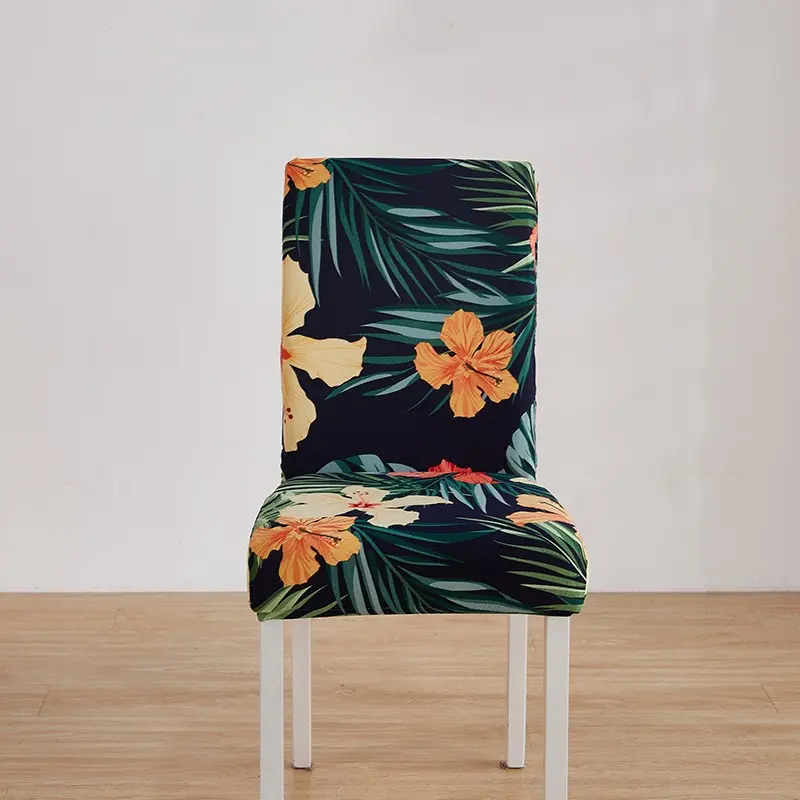 Elastic Chair Cover Shabby / Penutup Sarung Kursi Bangku Elastis Bunga 5