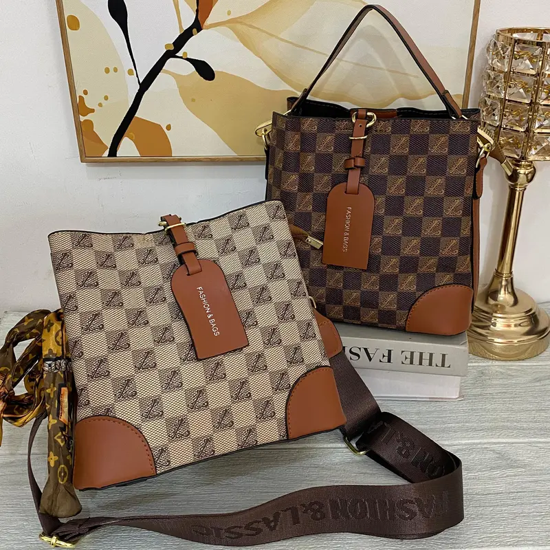 Tas Mewah Tas Slempang Wanita Bucket Bag T84016 2